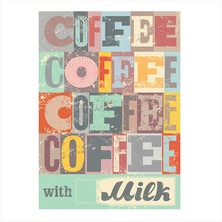 Cakasepetim Ahşap Tablo Renkli Kahve Yazı