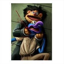 Cakasepetim Ahşap Tablo Frozzie Bear Ve Gonzo