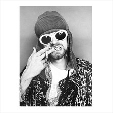 Cakasepetim Ahşap Tablo Nirvana Kurt Cobain