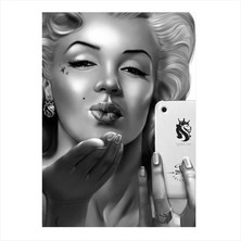 Cakasepetim Ahşap Tablo Marilyn Monroe Selfie