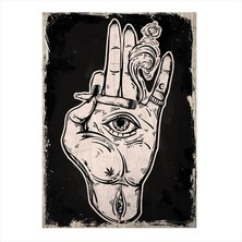 Cakasepetim Ahşap Tablo Motorcu Miki Fare