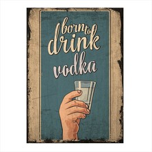 Cakasepetim Ahşap Tablo Votka Temalı Aiş