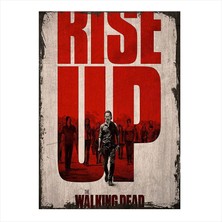 Cakasepetim Ahşap Tablo The Walking Dead Rise Up