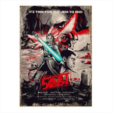 Cakasepetim Ahşap Tablo Star Wars The Last Jedi