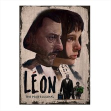 Cakasepetim Ahşap Tablo Leon Afiş
