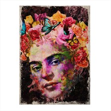 Cakasepetim Ahşap Tablo Frida Kahlo Magdelana