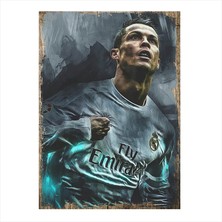 Cakasepetim Ahşap Tablo Cristiano Ronaldo