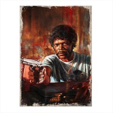 Cakasepetim Ahşap Tablo Pulp Fiction Ucuz Roman