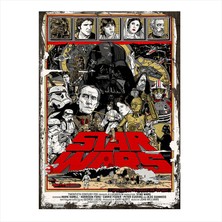 Cakasepetim Ahşap Tablo Star Wars Çizgi Roman Afiş