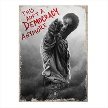 Cakasepetim Ahşap Tablo Yürüyen Ölüler Poster