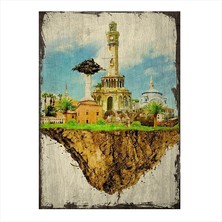 Cakasepetim Ahşap Tablo Güzel İzmir