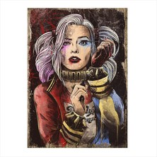 Cakasepetim Ahşap Tablo Harley Quinn