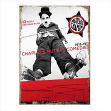 Cakasepetim Ahşap Tablo Charlie Chaplin Siyah Beyaz