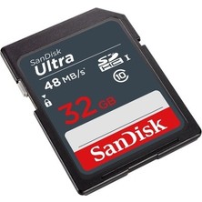 SanDisk Ultra SDHC 32GB 48MB/s Class 10 UHS-I Hafıza Kartı SDSDUNB-032G-GN3IN