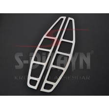 S-Dizayn Fiat Doblo Krom Stop Çerçevesi 2 Prç 2000-2006