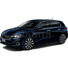 S-Dizayn Fiat Egea HB Krom Cam Çerçevesi 8 Prç. 2015 Üzeri