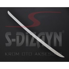 S-Dizayn Fiat Grande Punto Krom Bagaj Alt Çıta 2006-2018 A+ Kalite