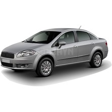 S-Dizayn Fiat Linea Krom Cam Çıtası 8 Prç 2007-2018 A+ Kalite