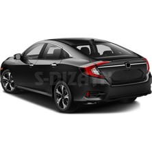 S-Dizayn Honda Civic Krom Bagaj Çıtası 2 Prç 2016 Üzeri