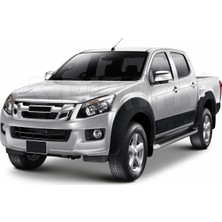 S-Dizayn Isuzu D-Max Kapı Koruma Ve Çamurluk Kaplaması Dodik Seti Abs Plastik 2012 ve Üzeri