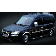 S-Dizayn Opel Combo C Krom Yan Kapı Çıtası 4 Prç 2001-2011