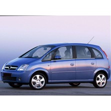 S-Dizayn Opel Meriva A Krom Cam Çıtası 4 Prç 2002-2010