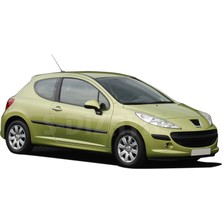 S-Dizayn Peugeot 207 Krom Kapı Kolu 2 Kapı 2006-2012