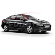 S-Dizayn Renault Fluence Krom Kapı Kolu 4 Kapı 2010 Üzeri