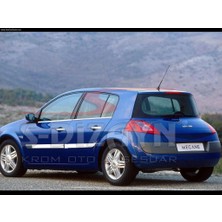 S-Dizayn Renault Megane 2 Krom Yan Kapı Çıtası 4 Prç 2004-2005