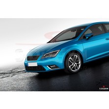 S-Dizayn Seat Leon Krom Sis Farı Çerçevesi 2 Prç. 2013-2016 A+ Kalite