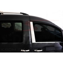 S-Dizayn Volkswagen Caddy Krom Kapı Direği 2 Prç 2004-2015 A+ Kalite