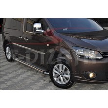 S-Dizayn Volkswagen Caddy Krom Yan Kapı Çıtası 4 Prç 2004-2015 A+ Kalite