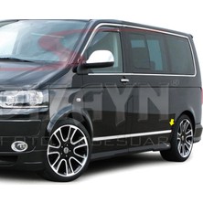 S-Dizayn VW T6 Transporter Krom Yan Kapı Çıtası 5 Prç. (K.Şasi) 2015 Üzeri