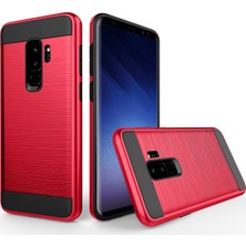 Case 4U Samsung Galaxy S9 Kılıf Korumalı Armor Kapak Kırmızı