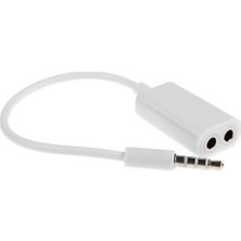 CresCent Kulaklık ve Aux Çoklayıcı Kablo Adaptör 3.5 mm