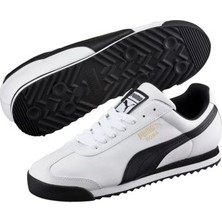 Puma 35357204 Orjinal Roma Basic Erkek Spor Ayakkabı Beyaz - Siyah
