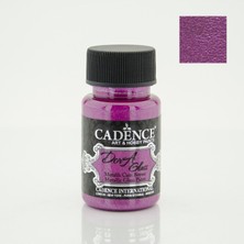 Cadence Dora Glass Metalik Boya 50 ml Fuşya