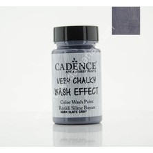 Cadence Very Chalky Wash Efekt Boya 90 ml Koyu Gri