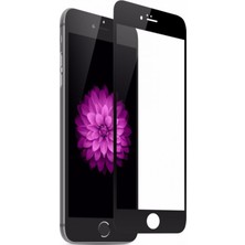 Case 4U Apple iPhone SE 2022 / SE 2020 / 8 / 7 Cam Ekran Koruyucu Esnek Fiber Nano Siyah