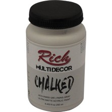 Rich Multi Decor Chalked Akrilik 250ml N:4574 Paris Gri
