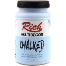 Rich Multi Decor Chalked Akrilik 250ml N:4550 Bebek Mavi