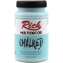 Rich Multi Decor Chalked Akrilik 250ml N:4546 Petrol Mavi