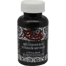 Rich Multi Surface Titanium Metalic Akrilik Boya 200cc N:2544 Siyah