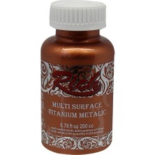 Rich Multi Surface Titanium Metalic Akrilik Boya 200cc N:2534 Bakır