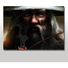 Cakasepetim Ahşap Tablo Yüzüklerin Efendisi Gandalf