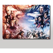 Cakasepetim Ahşap Tablo Game Of Thrones