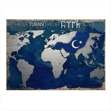 Cakasepetim Ahşap Tablo Hedef Turan