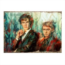 Cakasepetim Ahşap Tablo Dedektif Sherlock Holmes