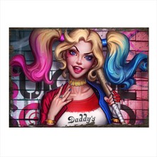 Cakasepetim Ahşap Tablo Harley Quinn