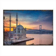 Cakasepetim Ahşap Tablo Ortaköy Camii İstanbul